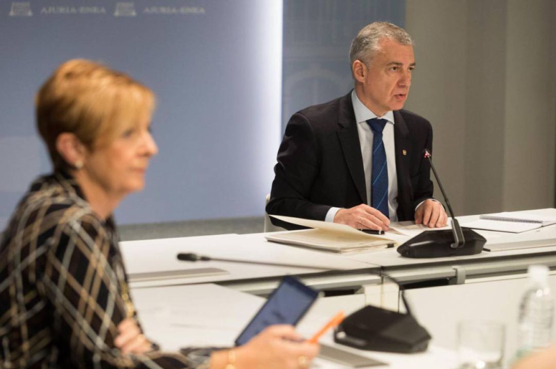 Urkullu ha convocado a su consejo de gobierno a partir de la una de la tarde Urkullu ha convocado a su consejo de gobierno a partir de la una de la tarde