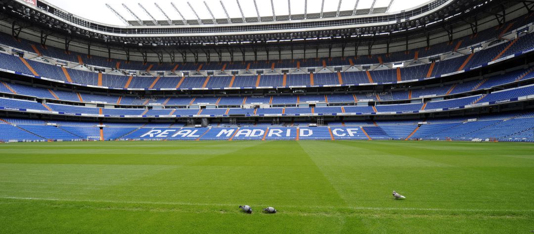 El estadio Santiago Bernabéu, vacío. El estadio Santiago Bernabéu, vacío.