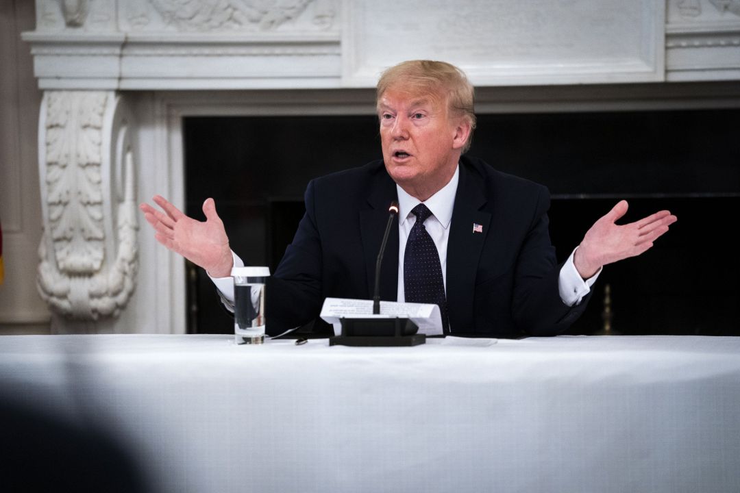 El presidente de EEUU Donald Trump. El presidente de EEUU Donald Trump.
