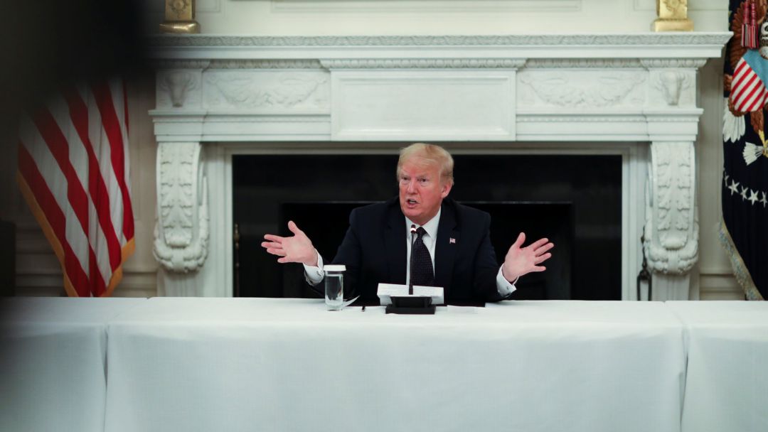 Donald Trump, durante una rueda de prensa en la Casa Blanca Donald Trump, durante una rueda de prensa en la Casa Blanca