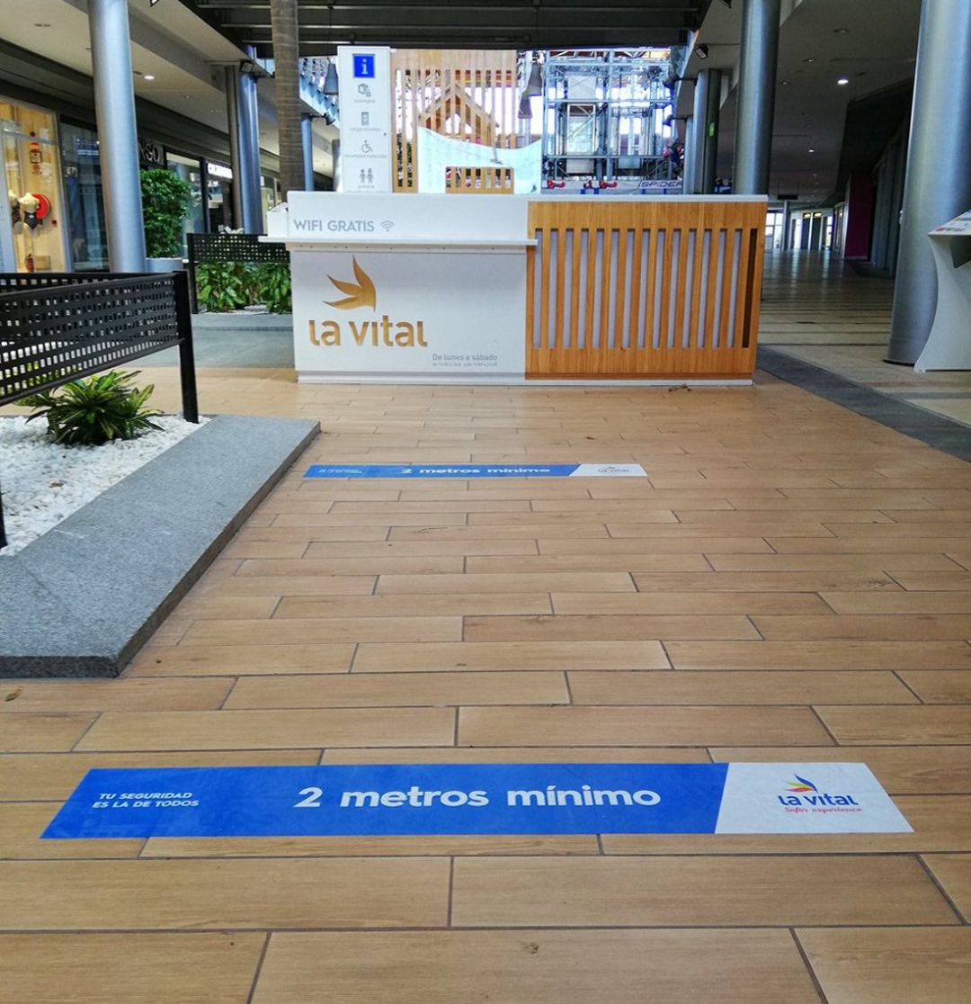 Nuevas medidas de seguridad en el CC La Vital de Gandia Nuevas medidas de seguridad en el CC La Vital de Gandia