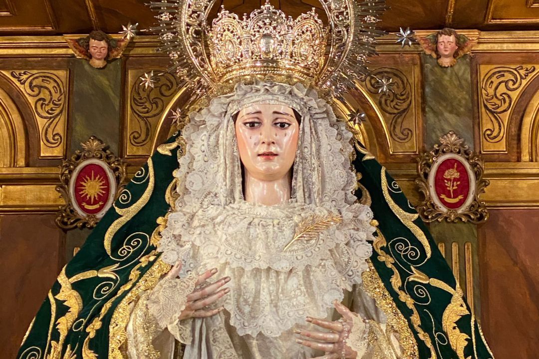 Nuestra Señora de la Palma Coronada es la Doiorosa titular de la Hermandad del Buen Fin Nuestra Señora de la Palma Coronada es la Doiorosa titular de la Hermandad del Buen Fin