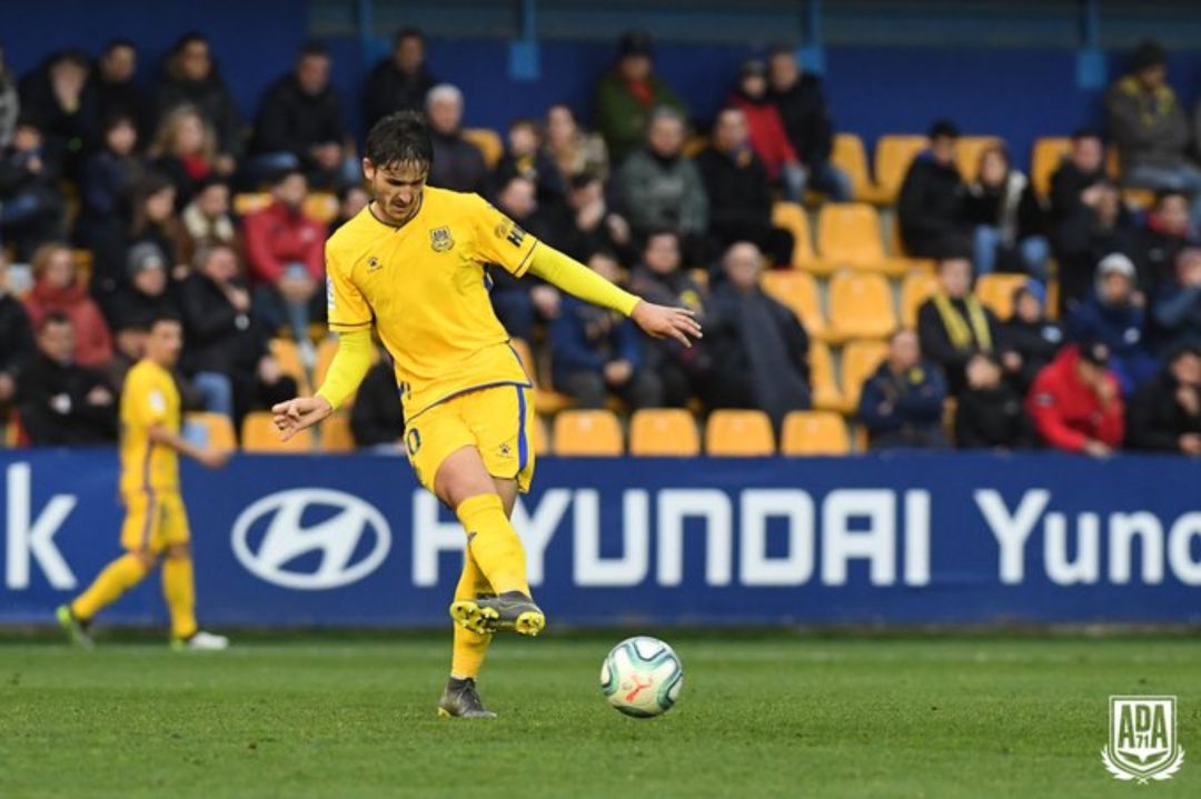 Unai Elgezabal, jugador de la AD Alcorcón Unai Elgezabal, jugador de la AD Alcorcón