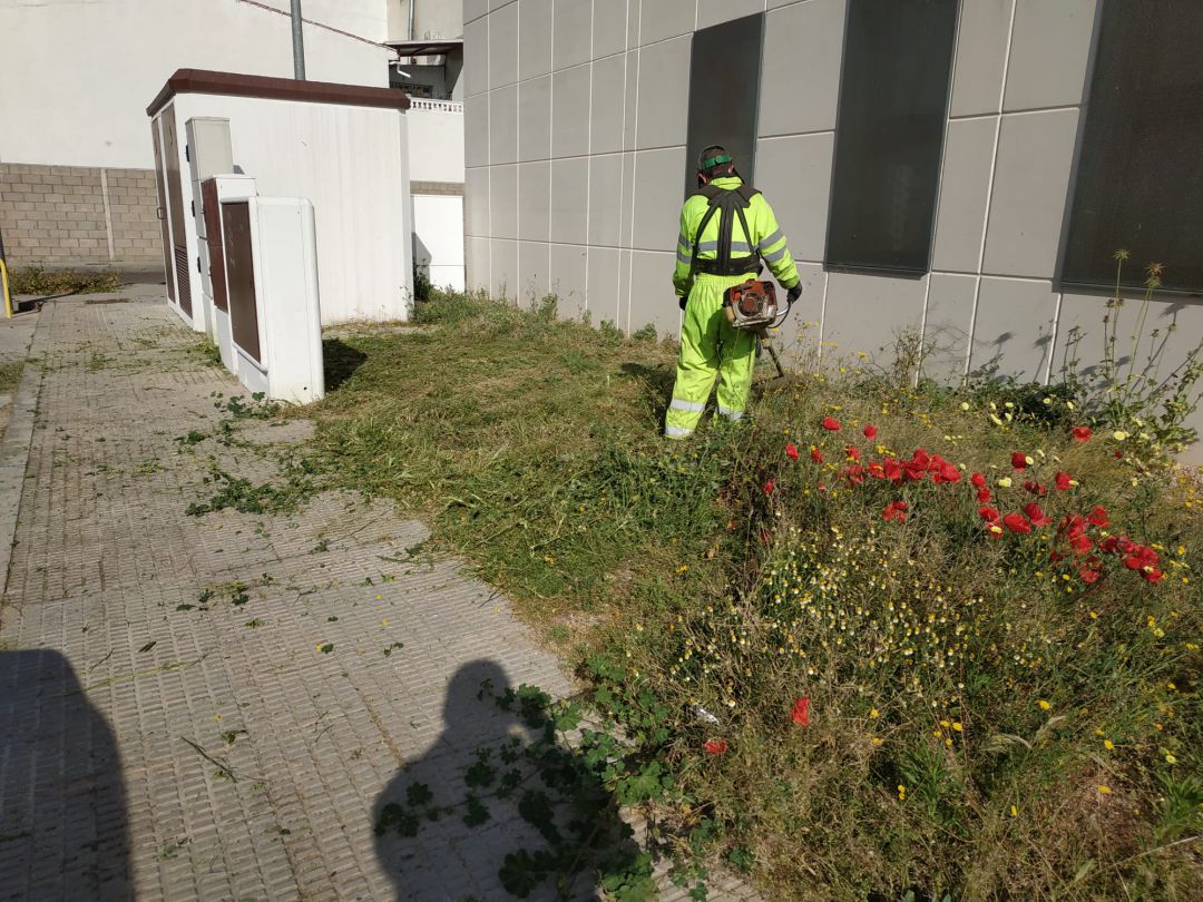 Labores de limpieza en barriadas Labores de limpieza en barriadas