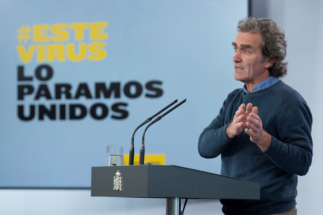 El director del Centro de Alertas y Emergencias Sanitarias del Ministerio de Sanidad, Fernando Simón El director del Centro de Alertas y Emergencias Sanitarias del Ministerio de Sanidad, Fernando Simón