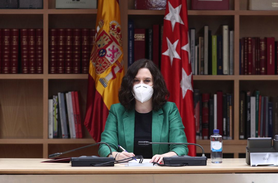 La presidenta de la Comunidad de Madrid, Isabel Díaz Ayuso. La presidenta de la Comunidad de Madrid, Isabel Díaz Ayuso.