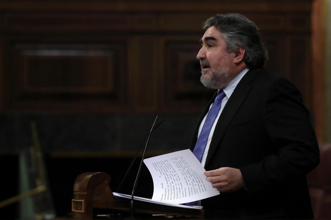 El ministro de Cultura, José Manuel Rodríguez Uribes, durante un debate en el pleno del Congreso este miércoles sobre un decreto ley de ayudas al sector de la cultura El ministro de Cultura, José Manuel Rodríguez Uribes, durante un debate en el pleno del Congreso este miércoles sobre un decreto ley de ayudas al sector de la cultura