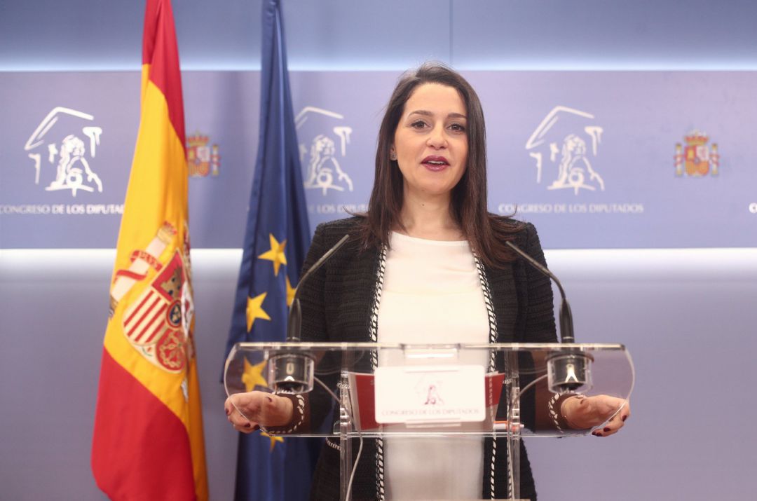 La portavoz de Ciudadanos en el Congreso, Inés Arrimadas. La portavoz de Ciudadanos en el Congreso, Inés Arrimadas.