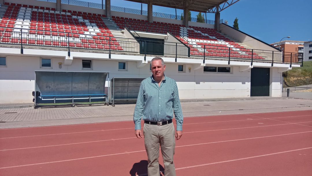 Carlos Mirasol, concejal de Deportes, en la Ciudad Deportiva Carlos Mirasol, concejal de Deportes, en la Ciudad Deportiva