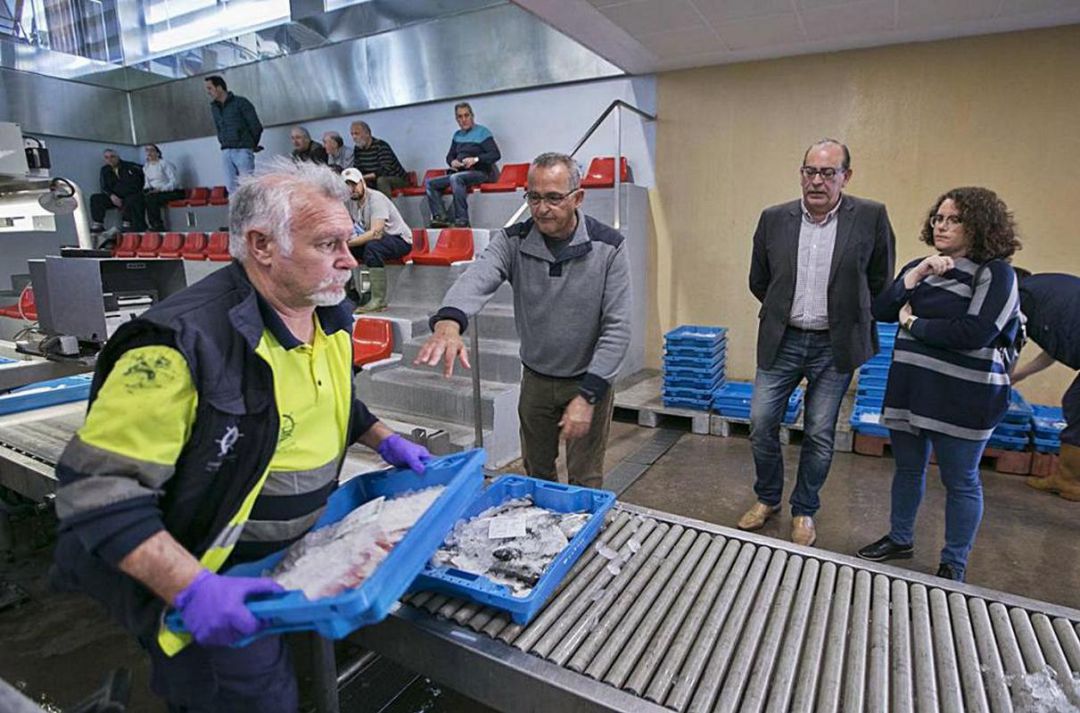 Lonja de pescadores del Grau de Gandia en en estado de alarma Lonja de pescadores del Grau de Gandia en en estado de alarma
