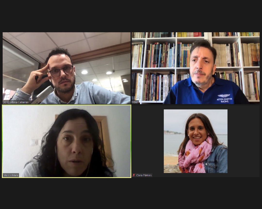 Un moment de la taula d'educació Un moment de la taula d'educació