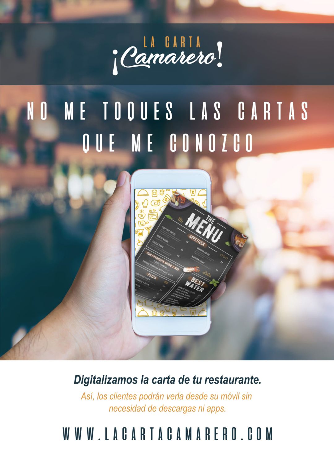 Iniciativa para lanzar las cartas de restaurantes a través de códigos QR en el móvil Iniciativa para lanzar las cartas de restaurantes a través de códigos QR en el móvil