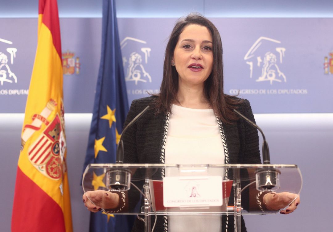 La líder de Ciudadanos en el Congreso, Inés Arrimadas La líder de Ciudadanos en el Congreso, Inés Arrimadas