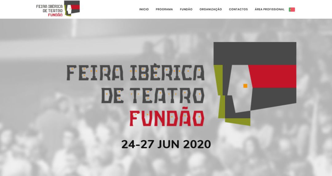 Portada de la Feria Ibérica de Teatro de Fundão Portada de la Feria Ibérica de Teatro de Fundão