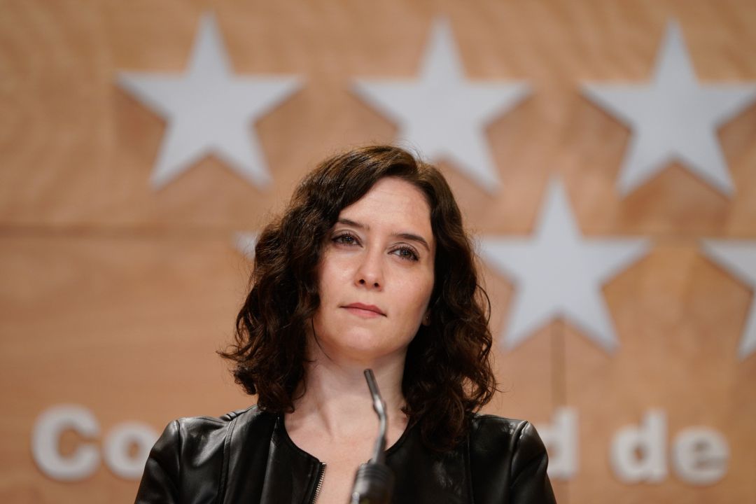 La presidenta de la Comunidad de Madrid, Isabel Díaz Ayuso La presidenta de la Comunidad de Madrid, Isabel Díaz Ayuso