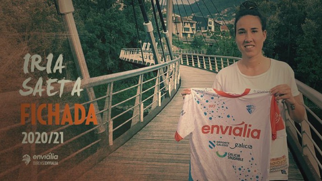 La jugadora ourensana Iria Saeta regresa a casa