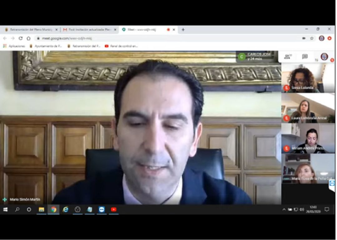 El Ayuntamiento ha celebrado el Pleno de mayo de forma telemática El Ayuntamiento ha celebrado el Pleno de mayo de forma telemática