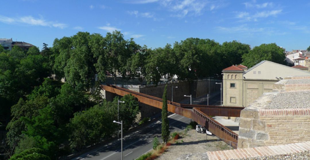 Pasarela de Labrit en Pamplona Pasarela de Labrit en Pamplona