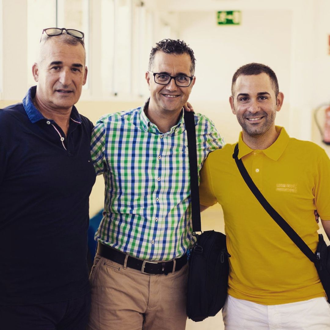 Juan Martínez Oliver, Rogelio Buceta y Sergio Domínguez. Juan Martínez Oliver, Rogelio Buceta y Sergio Domínguez.