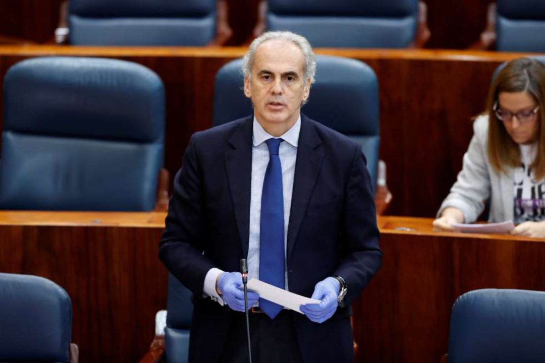 Enrique Ruiz Escudero, Consejero de Sanidad de la Comunidad de Madrid en la Asamblea de Madrid (foto de archivo) Enrique Ruiz Escudero, Consejero de Sanidad de la Comunidad de Madrid en la Asamblea de Madrid (foto de archivo)