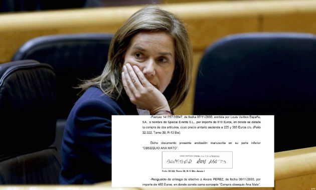 Ana Mato en el Congreso y el pago de un bolso de lujo por parte de la trama contenido en el sumario Ana Mato en el Congreso y el pago de un bolso de lujo por parte de la trama contenido en el sumario