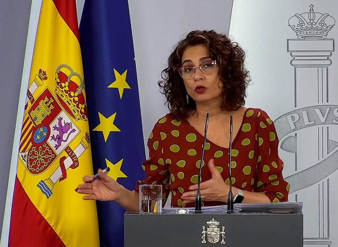 La ministra de Hacienda, María Jesús Montero La ministra de Hacienda, María Jesús Montero