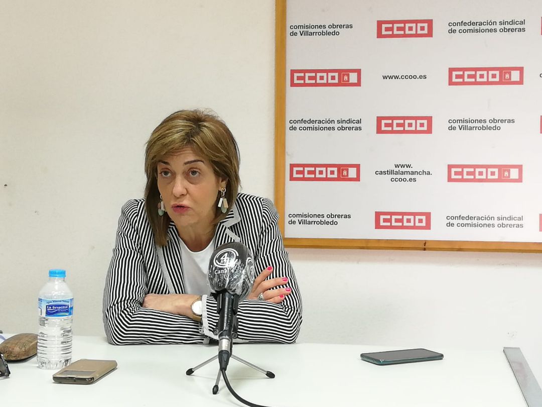 Carmen Juste, Secretaria General de CCOO Albacete Carmen Juste, Secretaria General de CCOO Albacete