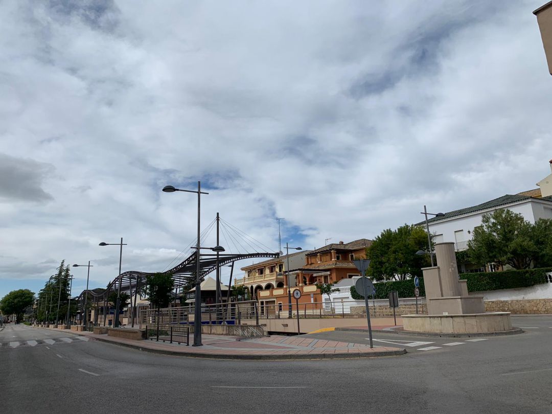 Avenida Martínez Anstein, lugar donde se ha producido el incidente Avenida Martínez Anstein, lugar donde se ha producido el incidente