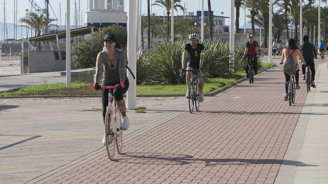 Campaña para fomentar el uso de la bicicleta en Gandia