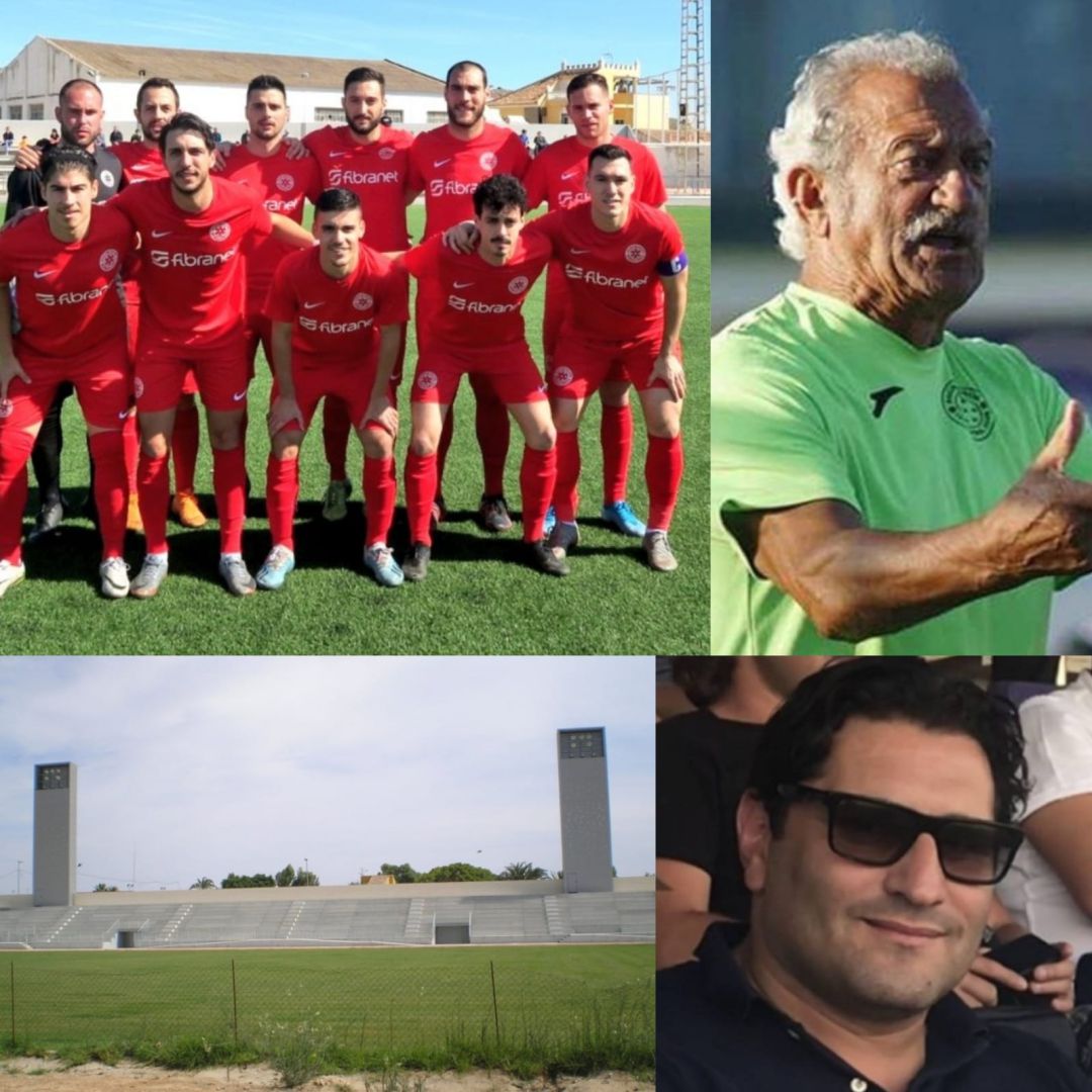 Plantilla actual del Racing y David Vidal (arriba), campo de Dolores de Pacheco y Morris Pagniello (abajo) Plantilla actual del Racing y David Vidal (arriba), campo de Dolores de Pacheco y Morris Pagniello (abajo)