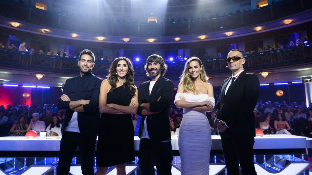 Dani Martínez, Paz Padilla, Santi Millán, Edurne y Risto Mejide Dani Martínez, Paz Padilla, Santi Millán, Edurne y Risto Mejide