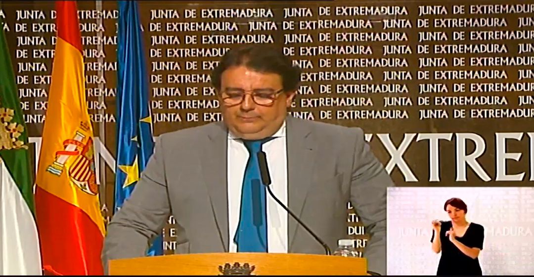 José María Vergeles en su comparecencia del sábado 23 de mayo de 2020 José María Vergeles en su comparecencia del sábado 23 de mayo de 2020