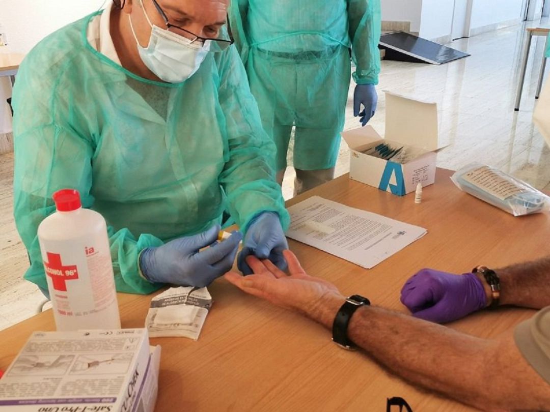 Realización de las pruebas durante la etapa del coronavirus. Realización de las pruebas durante la etapa del coronavirus.