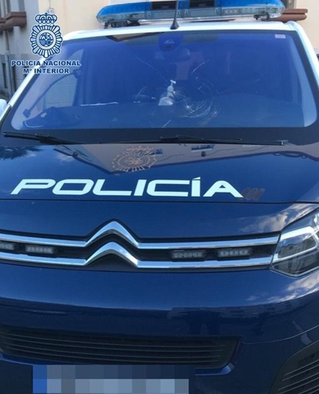 Imagen de archivo de un vehículo de la Policía Nacional Imagen de archivo de un vehículo de la Policía Nacional