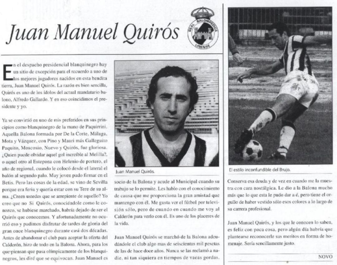 Juan Manuel Quirós en una imagen de archivo. Juan Manuel Quirós en una imagen de archivo.
