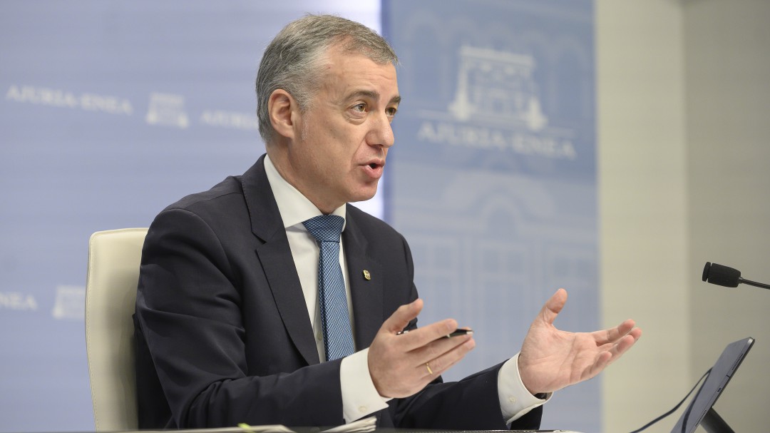 Urkullu pide a Sánchez colaboración plena para el desarrollo con garantías de las elecciones del 12 de julio