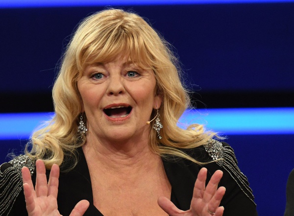 La actriz Inger Nilsson en un programa de la televisión alemana en 2017.