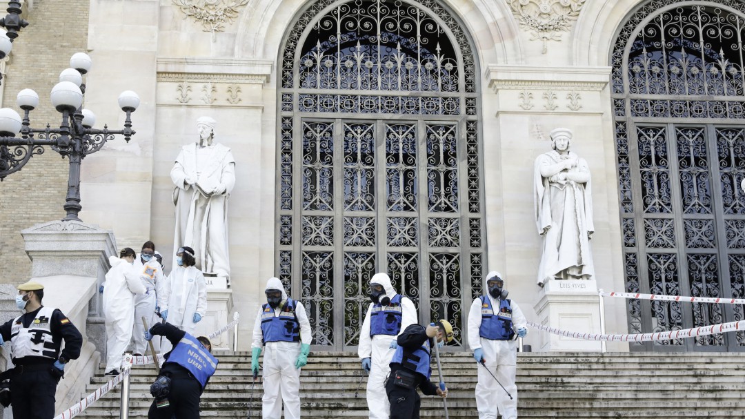 Así se desinfecta el patrimonio histórico después del coronavirus