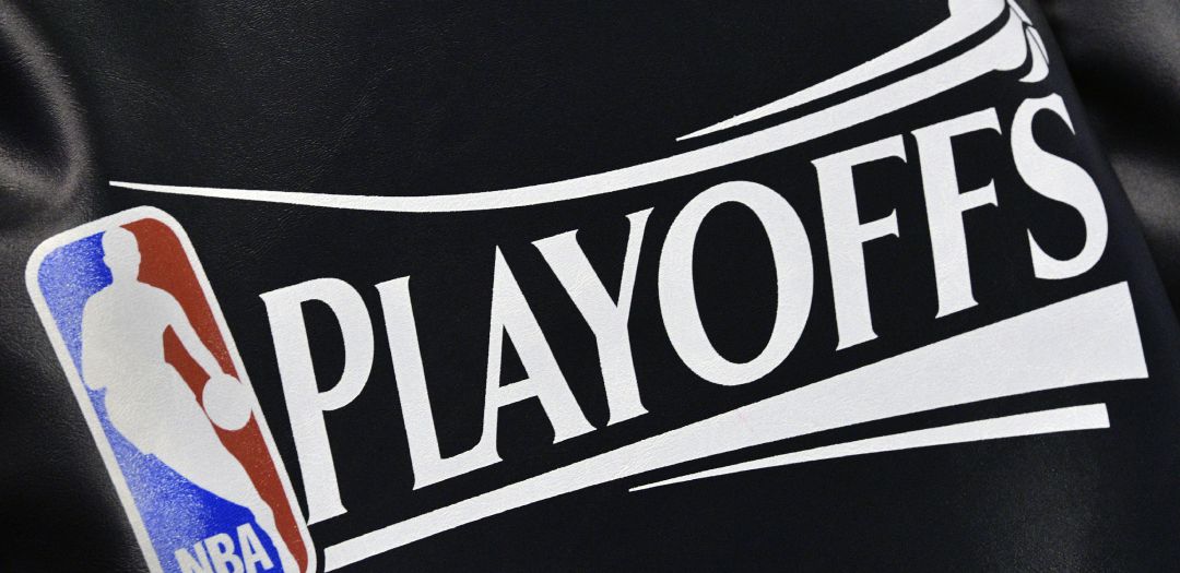 El logo de la NBA durante los playoffs El logo de la NBA durante los playoffs