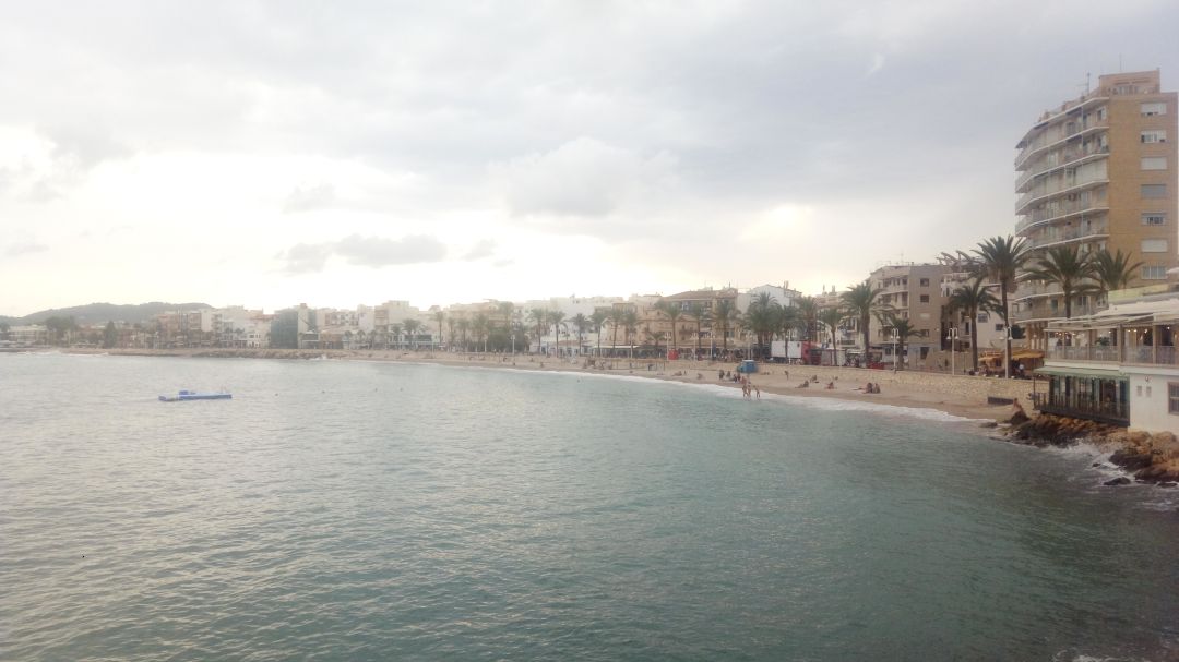 Imagen de la playa de la Grava, de septiembre de 2018. Imagen de la playa de la Grava, de septiembre de 2018.