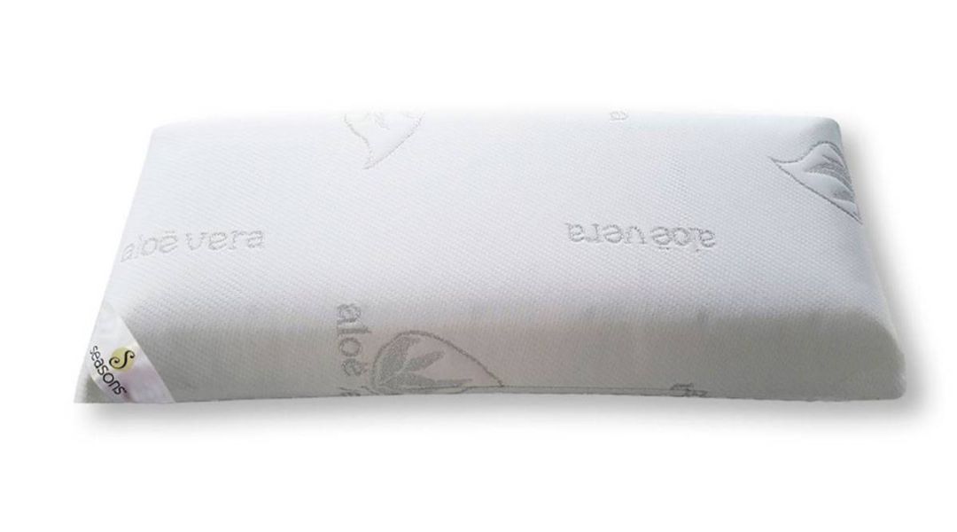 Almohada viscoelástica de la marca Seasons, disponible en Amazon. Almohada viscoelástica de la marca Seasons, disponible en Amazon.