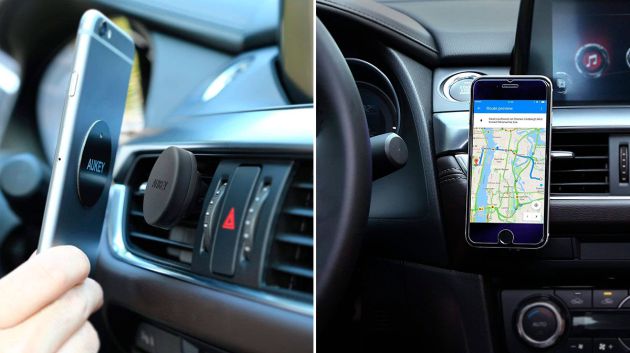soporte de móvil universal para coche Aukey soporte de móvil universal para coche Aukey