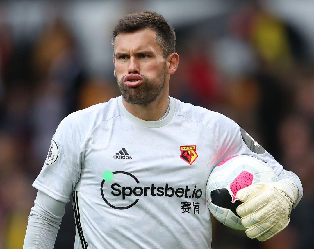 Ben Foster, portero titular del Watford FC Ben Foster, portero titular del Watford FC