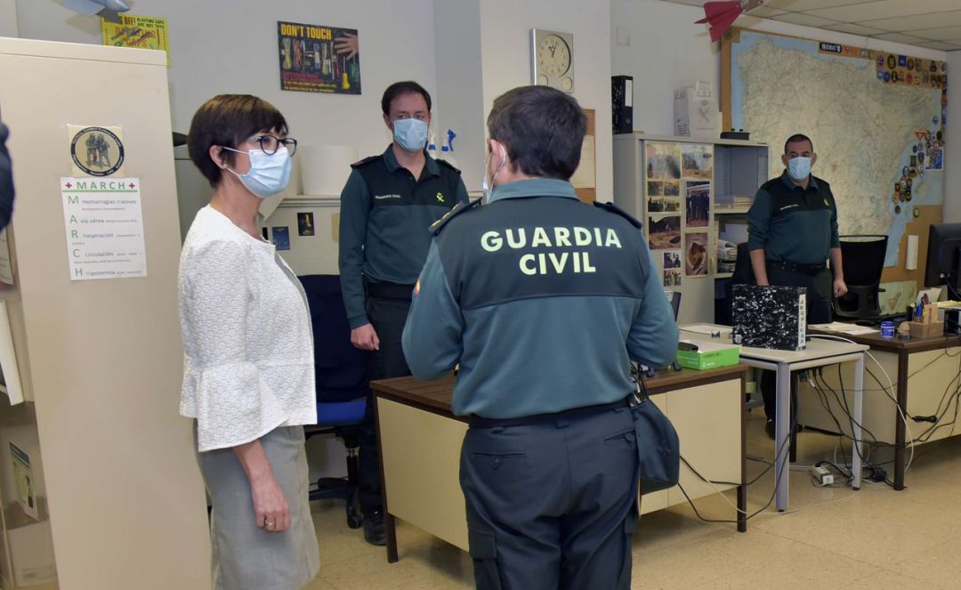 La directora general de la Guardia Civil, María Gámez. La directora general de la Guardia Civil, María Gámez.