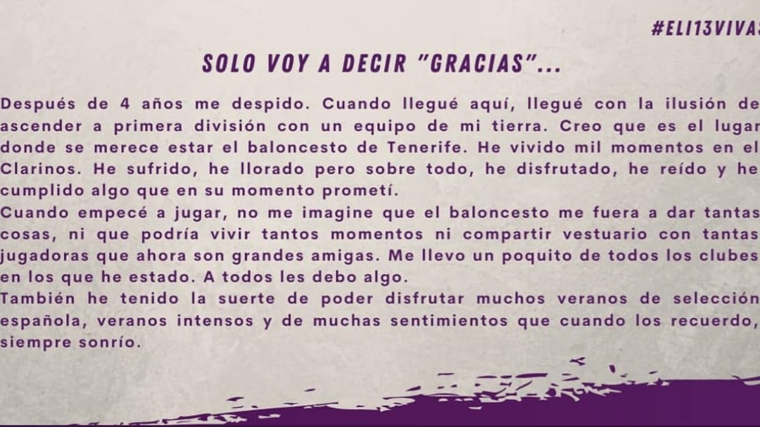 Eli Vivas se retira del baloncesto profesional