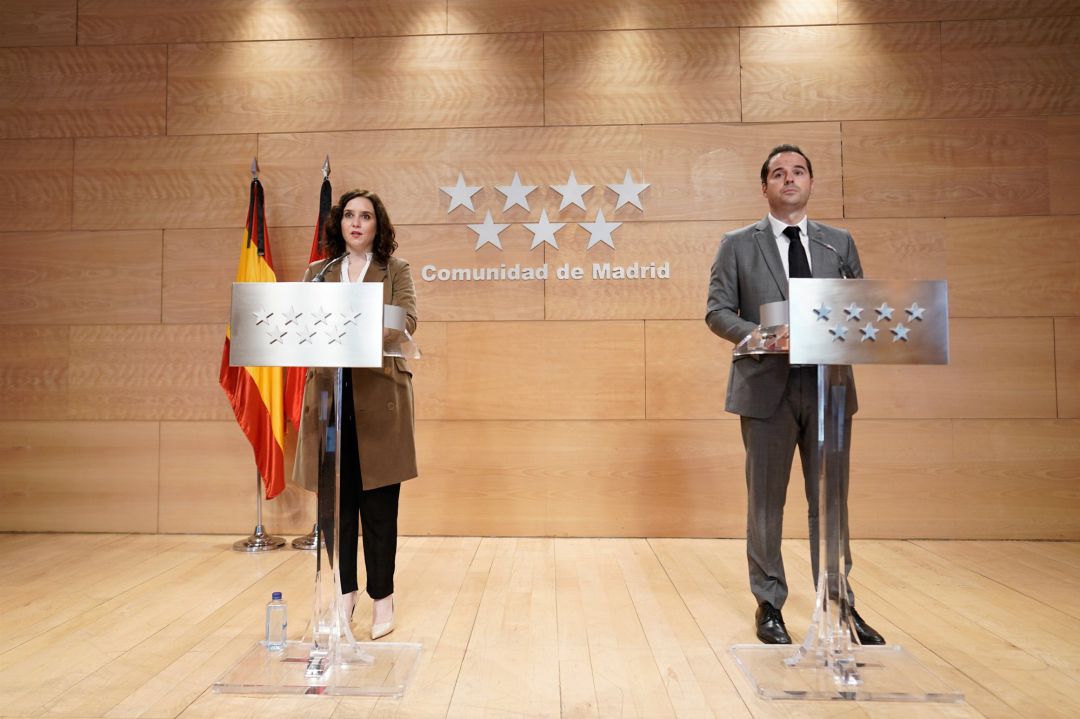 Rueda de prensa tras el Consejo de Gobierno de la Comunidad de Madrid de este miércoles
Rueda de prensa tras el Consejo de Gobierno de la Comunidad de Madrid de este miércoles