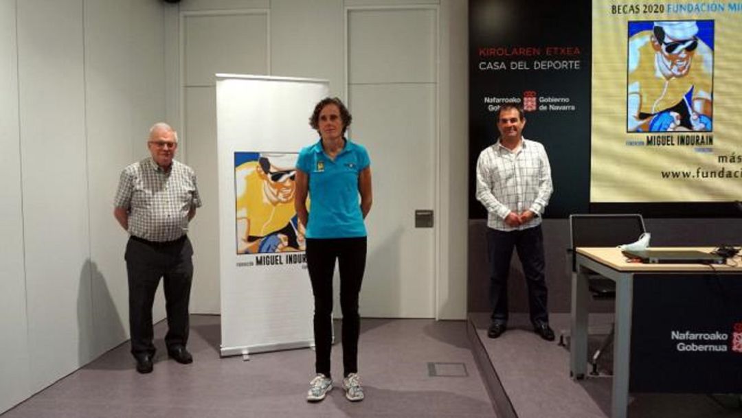 Pozueta, Osaba y Sánchez, antes del acto. Pozueta, Osaba y Sánchez, antes del acto.