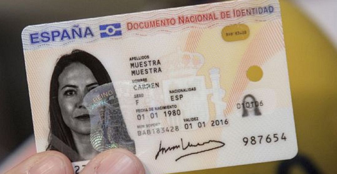 Imagen de un DNI Imagen de un DNI