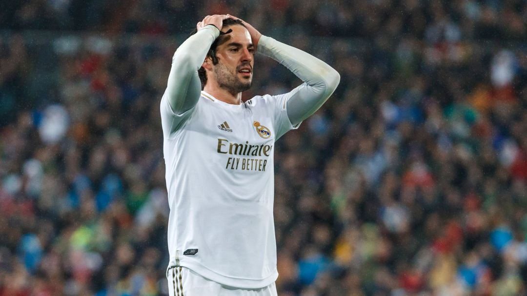 Isco, en un partido del Real Madrid. Isco, en un partido del Real Madrid.