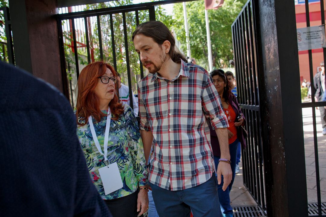 Luisa Turrión y su hijo Pablo Iglesias. Luisa Turrión y su hijo Pablo Iglesias.